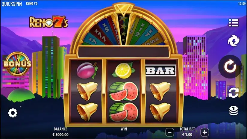 Reno 7s slot screenshot 1