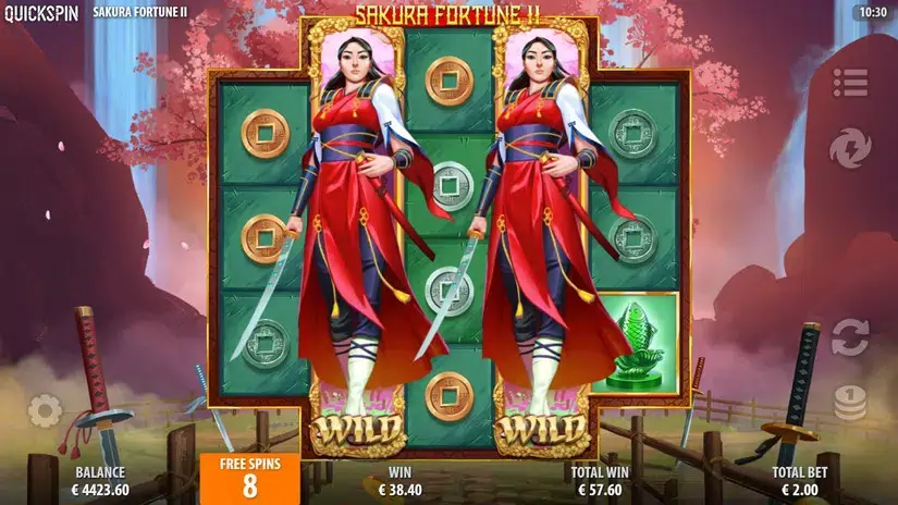 Sakura Fortune 2 slot screenshot 8