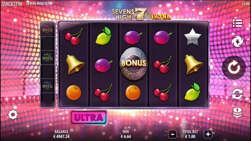 Sevens High Ultra slot screenshot 1