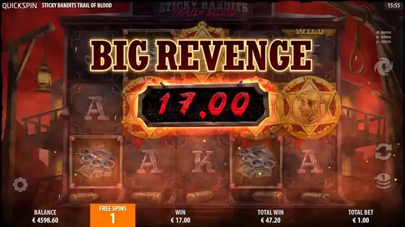 Sticky Bandits Trail of Blood slot screenshot 5