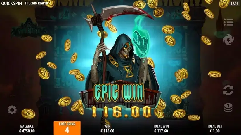 The Grim Reaper slot screenshot 