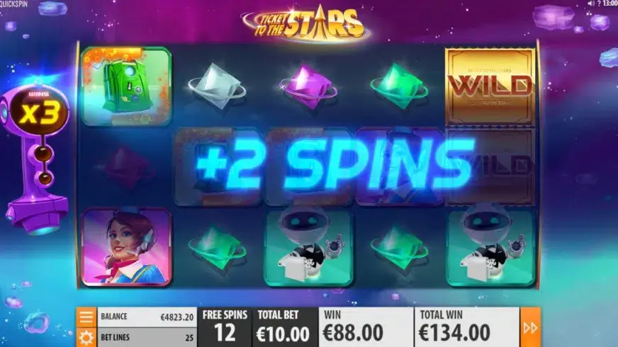 Ticket to the Stars slot screenshot 6