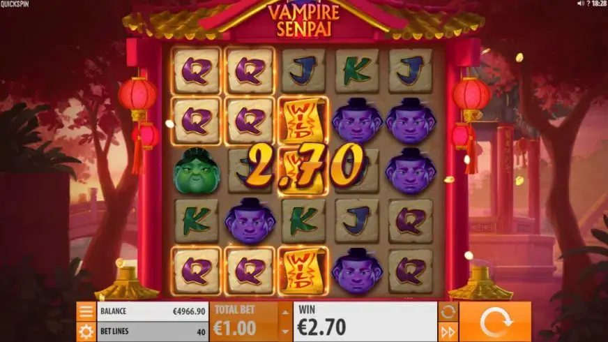 Vampire Senpai slot screenshot 2