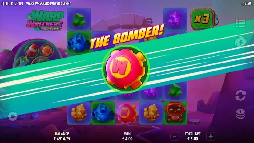 Warp Wreckers Power Glyph slot screenshot 4