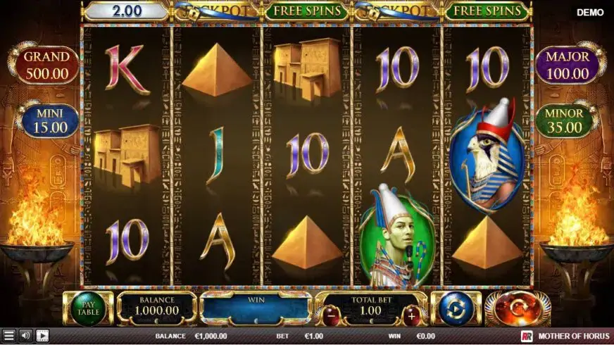 Mother of Horus slot screenshot 1