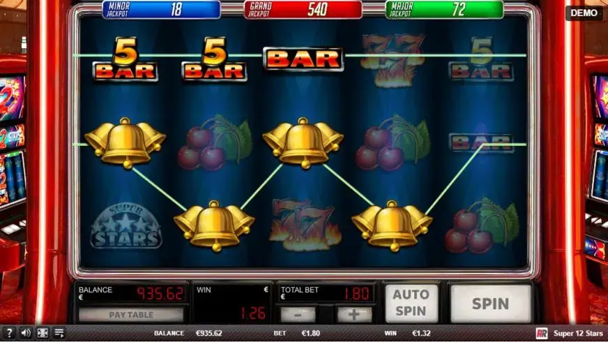 Super 12 Stars slot screenshot 2