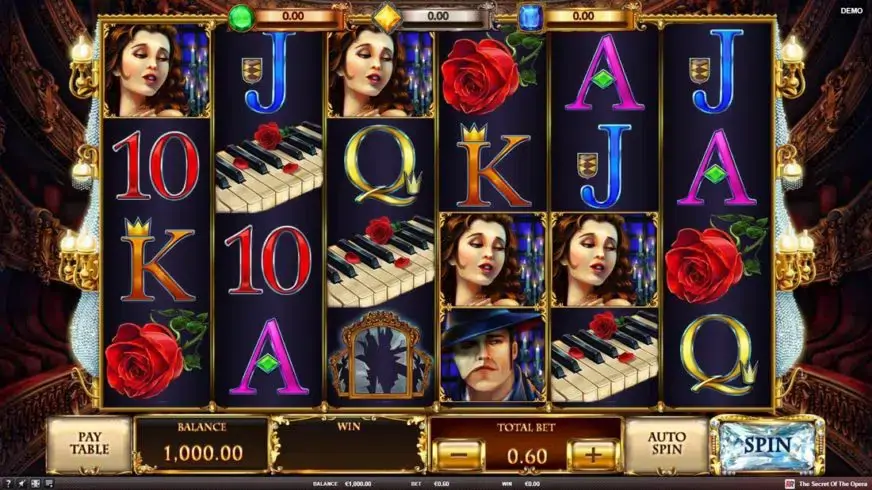 The Secret of the Opera slot screenshot 1