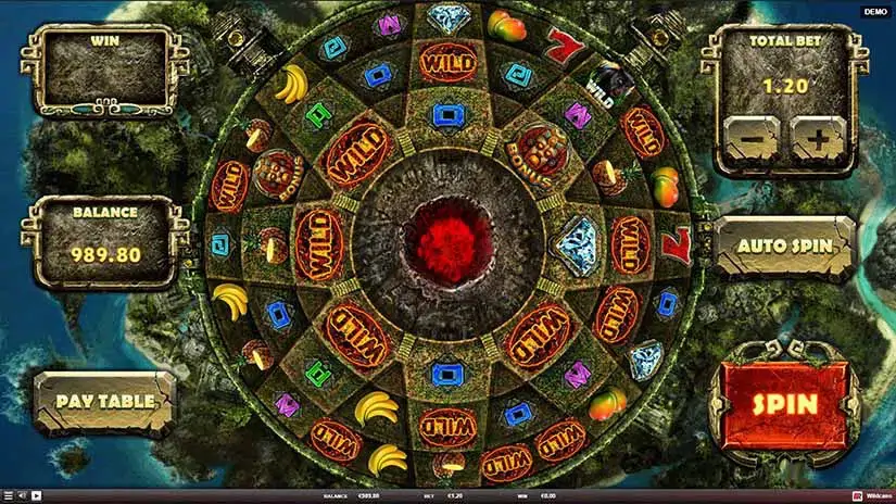 Wildcano with Orbital Reels slot screenshot 2