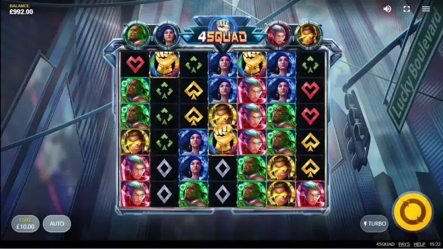 4Squad slot screenshot 1