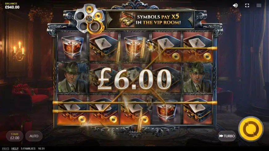 5 Families slot screenshot 2