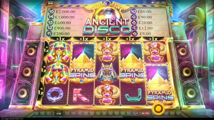 Ancient Disco slot screenshot 4