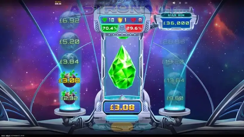 Astronaut slot screenshot 2