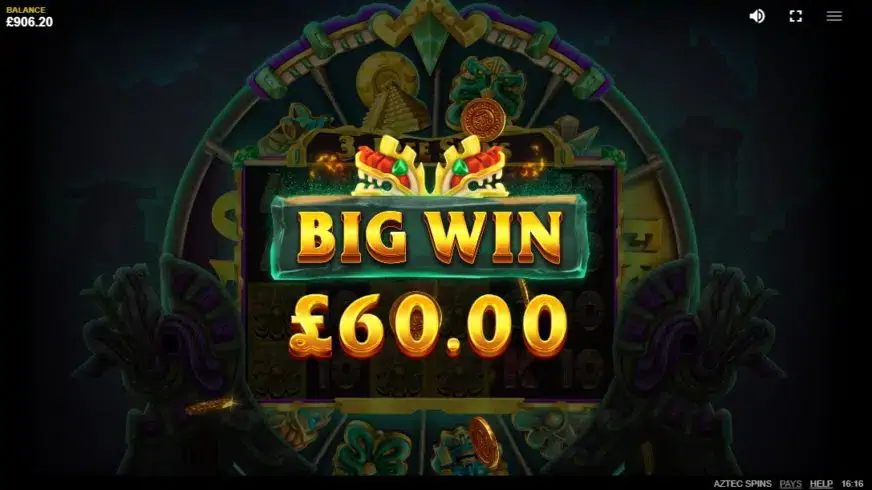 Aztec Spins slot screenshot 