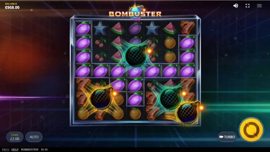 Bombuster slot screenshot 2