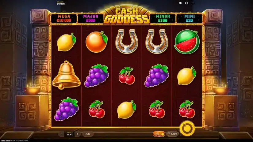 Cash Goddess slot screenshot 