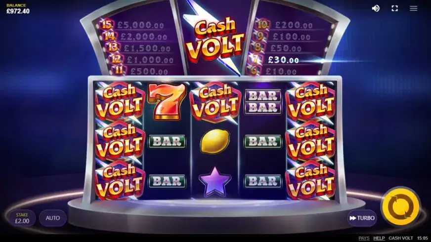 Cash Volt slot screenshot 4