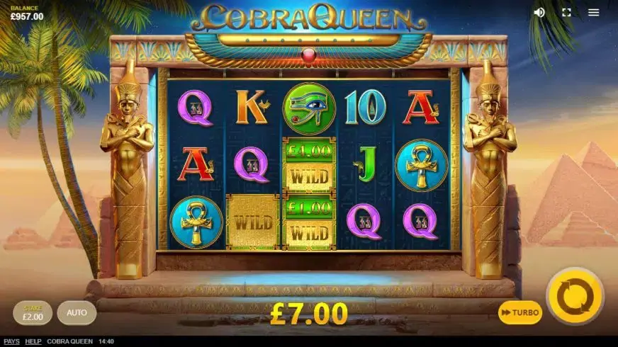 Cobra Queen slot screenshot 2