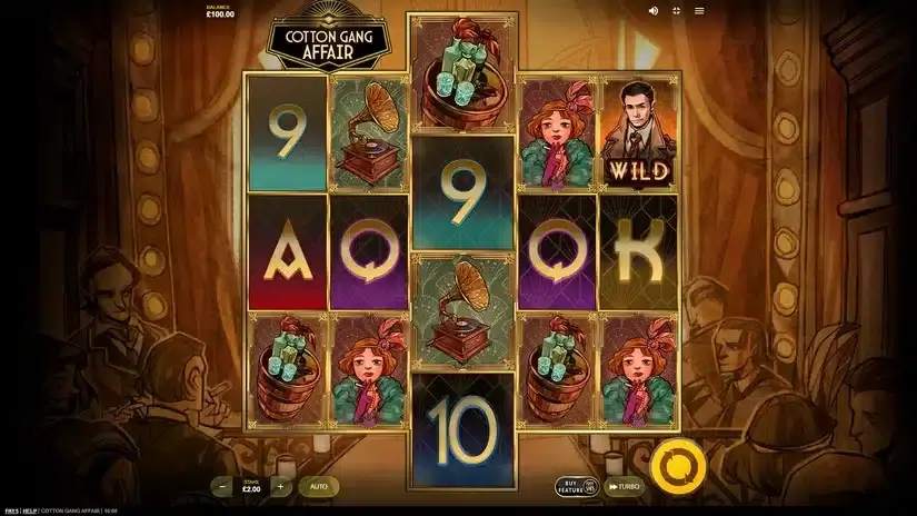 Cotton Gang Affair slot screenshot 