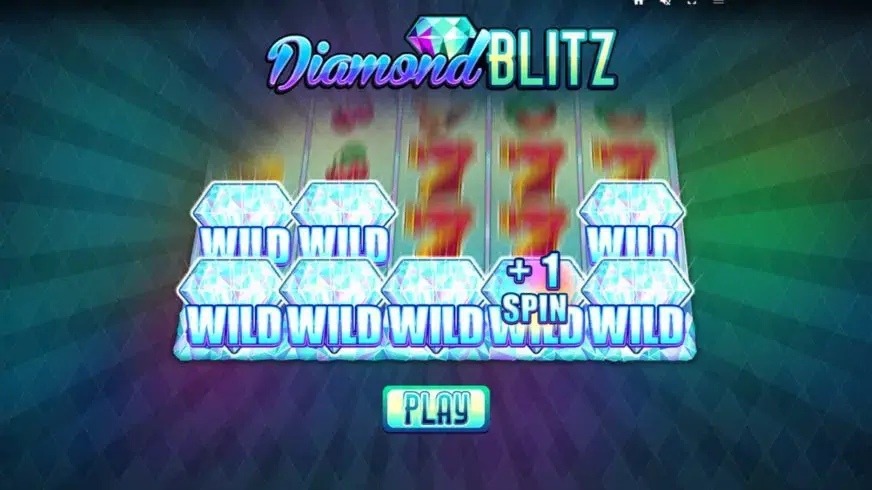 Diamond Blitz slot screenshot 1