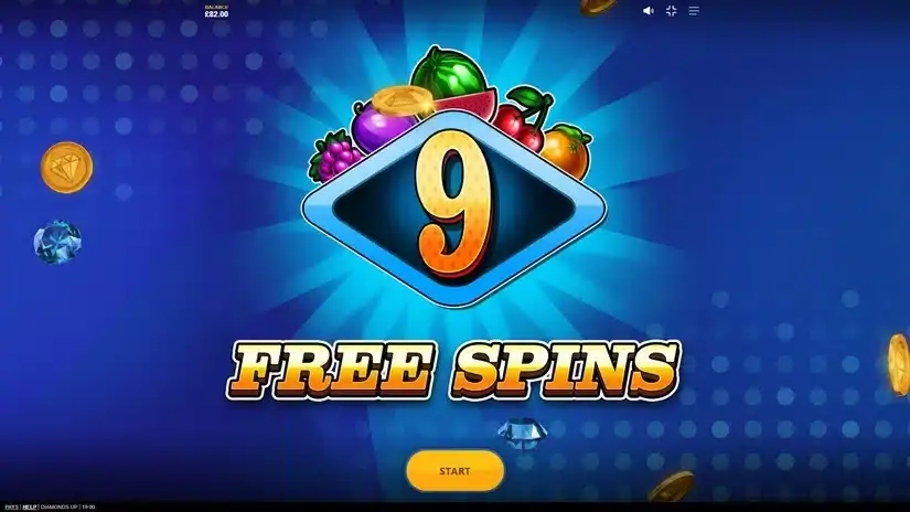 Diamonds Up slot screenshot 3