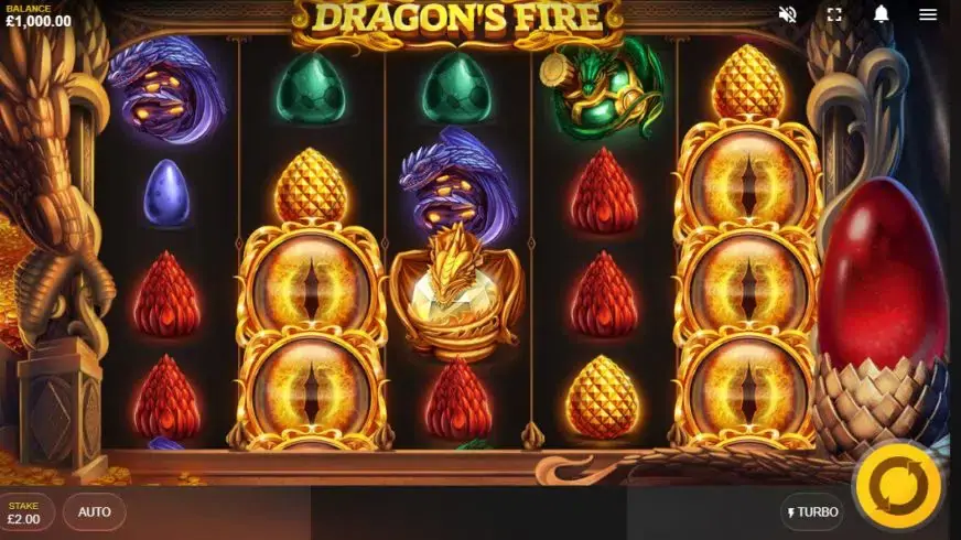 Dragon’s Fire slot screenshot 1