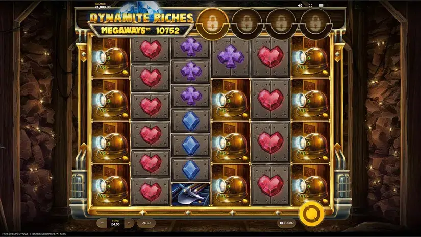 Dynamite Riches Megaways slot screenshot