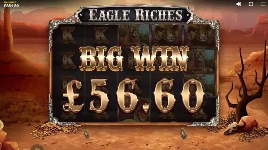 Eagle Riches slot screenshot 3