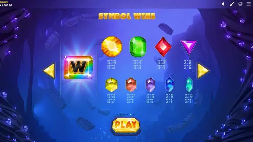 Gemtastic slot screenshot 2