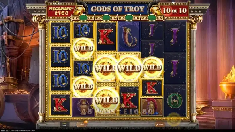Gods of Troy Megaways slot screenshot 4
