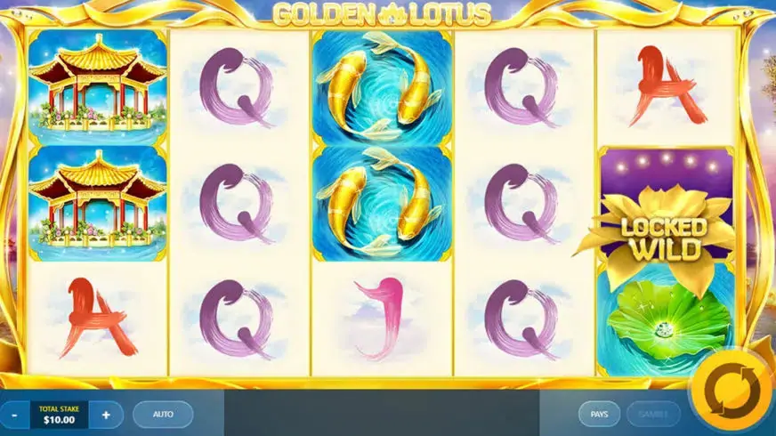 Golden Lotus slot screenshot 1