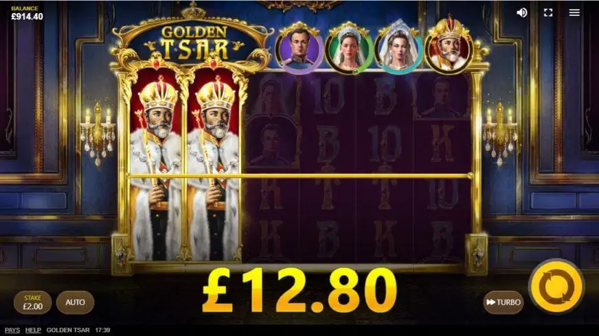 Golden Tsar slot screenshot 2