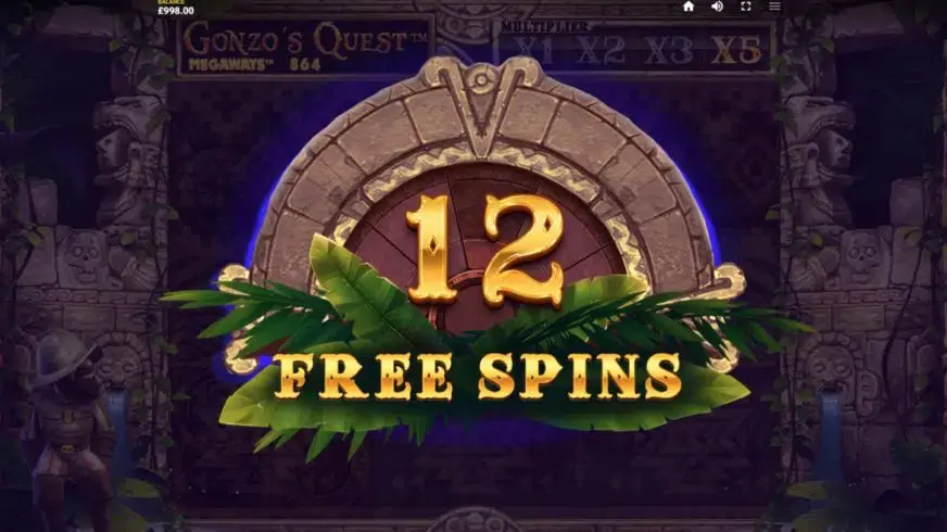 Gonzo’s Quest Megaways slot screenshot 3