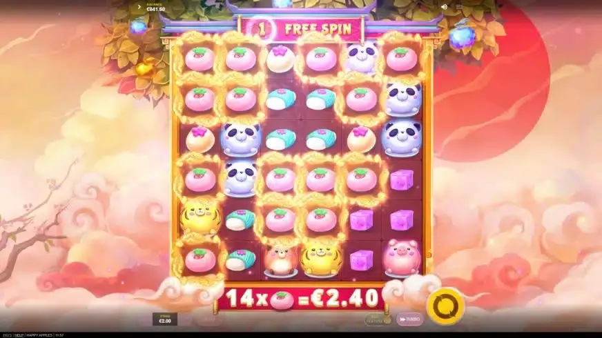 Happy Apples slot screenshot 6