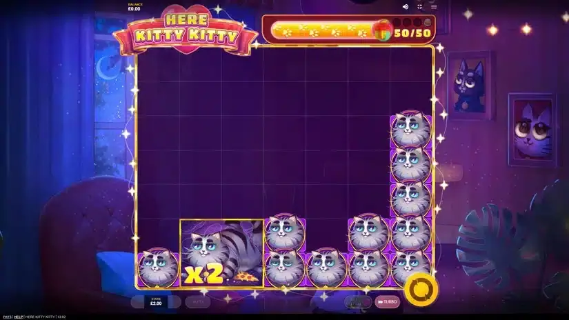 Here Kitty Kitty slot screenshot 3
