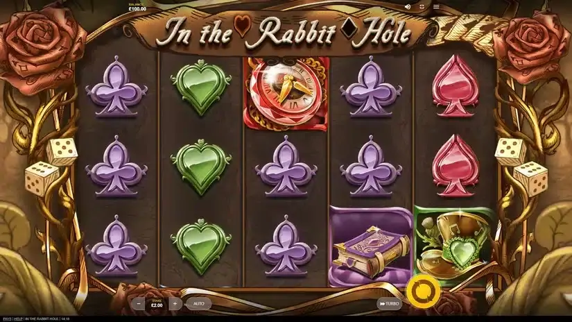 In The Rabbit Hole slot screenshot 2