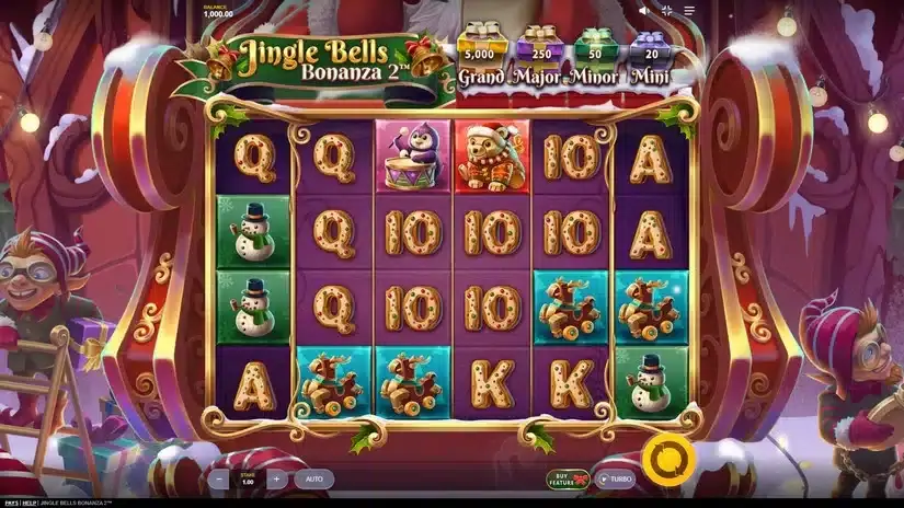 Jingle Bells Bonanza 2 slot screenshot 1