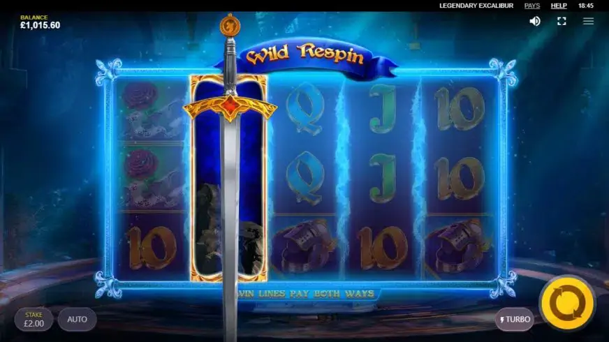 Legendary Excalibur slot screenshot 2