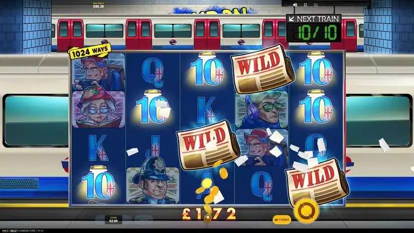 London Tube slot screenshot 2