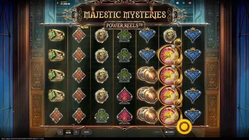 Majestic Mysteries Power Reels slot screenshot 1