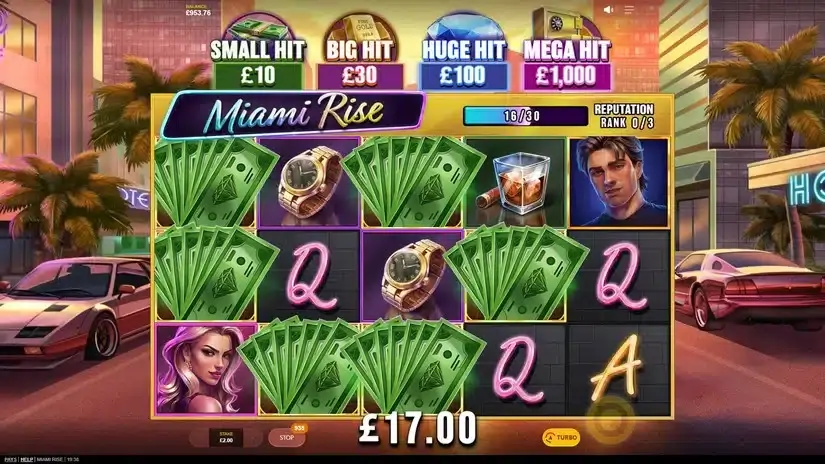 Miami Rise slot screenshot 3