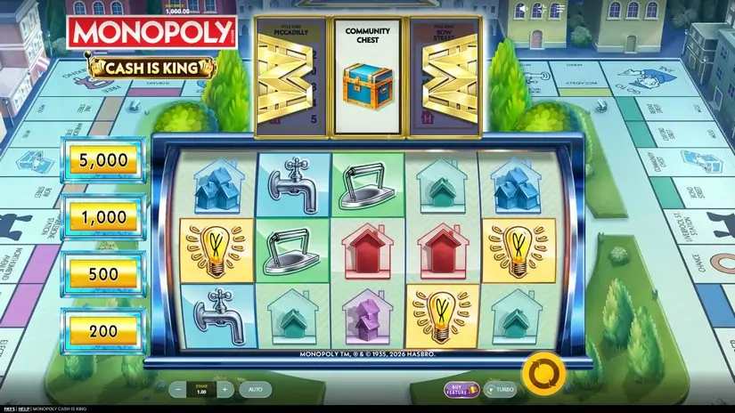 Monopoly Cash is King slot screenshot 1