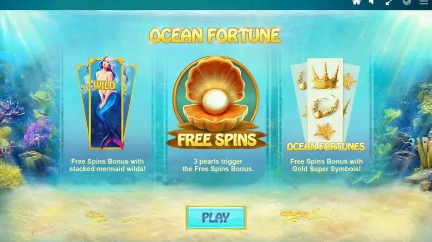 Ocean Fortune slot screenshot 2