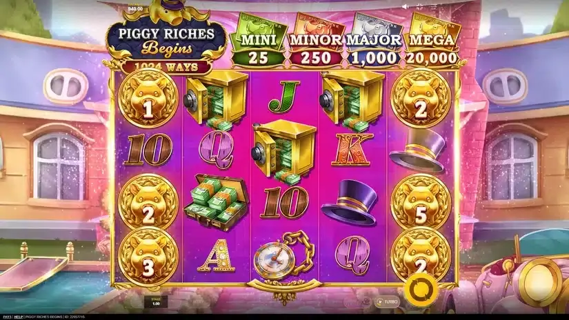 Piggy Riches Begins slot screenshot 1