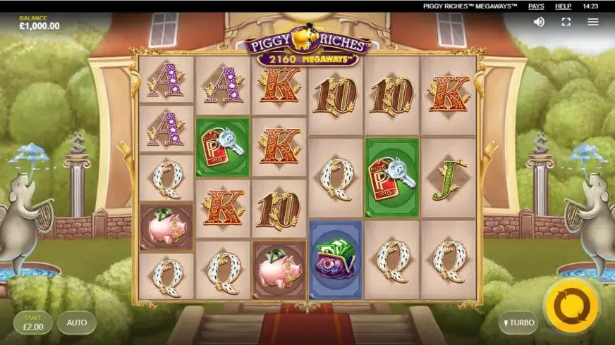 Piggy Riches Megaways slot screenshot