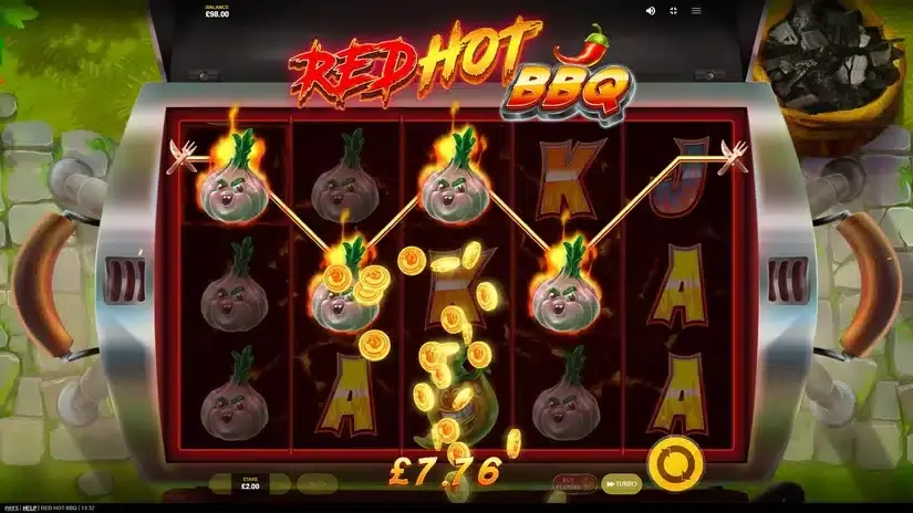 Red Hot BBQ slot screenshot 3