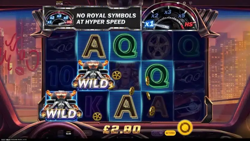 Redline Rush slot screenshot 2