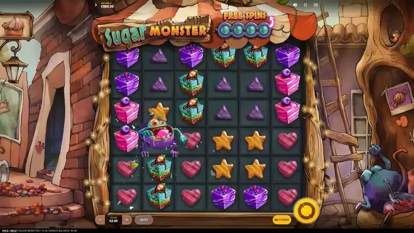 Sugar Monster slot screenshot 2