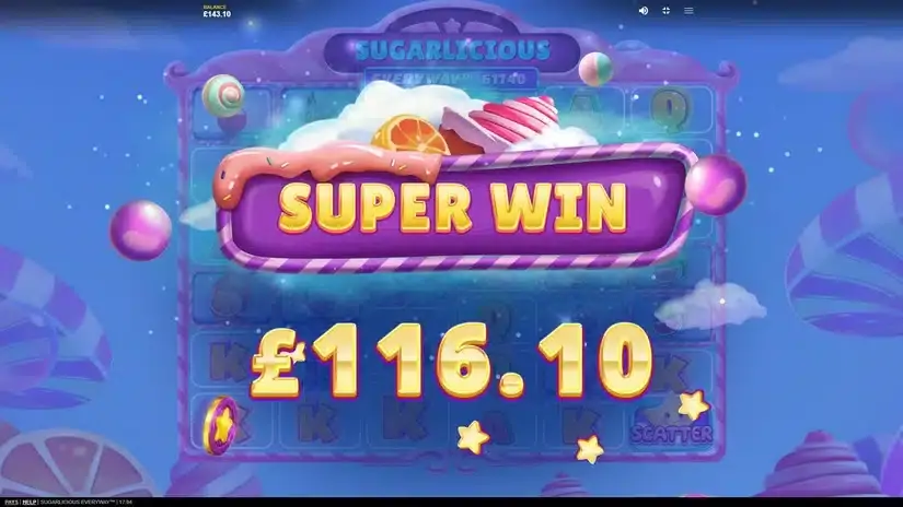 Sugarlicious EveryWay slot screenshot