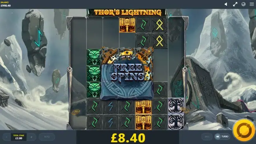 Thor’s Lightning slot screenshot 2