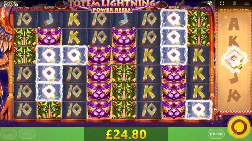 Totem Lightning Power Reels slot screenshot 3